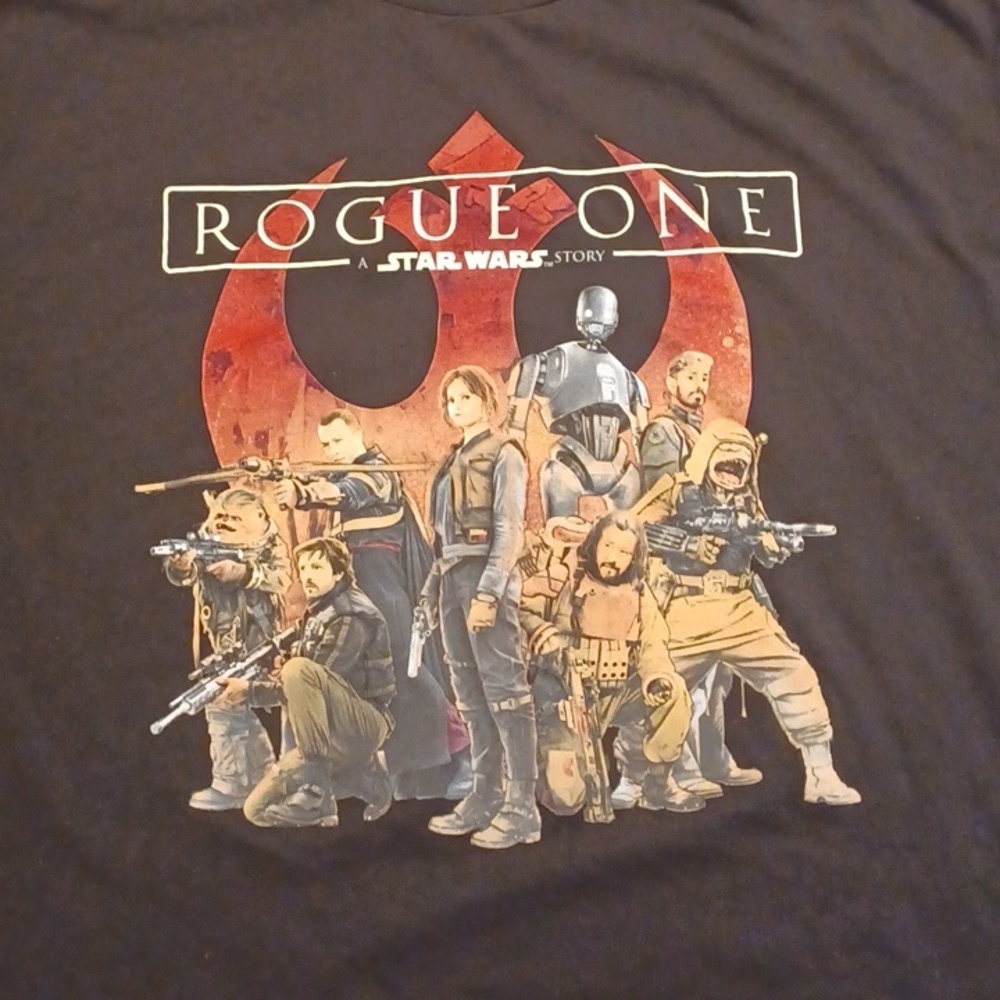 Star Wars Rogue One tee shirt black 2xlarge